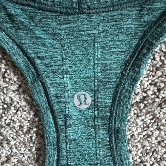 Lululemon Teal Racerback Tank Top - Swiftly Tech - Hip Length Size 12 - Picture 5 of 9